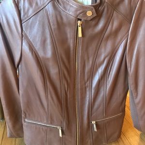 Gorgeous buttery-soft Michael Kors leather jacket